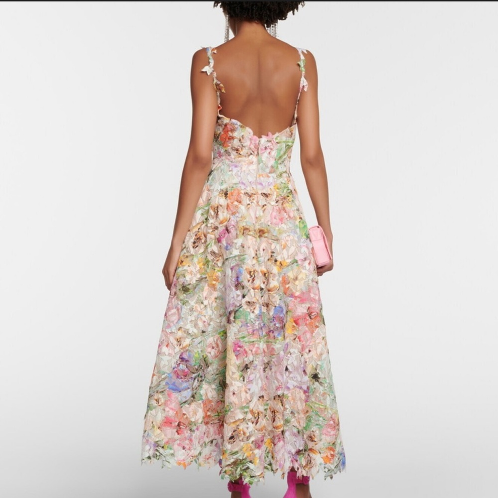 Floral Multicolor Midi Dress - Picture 2 of 5